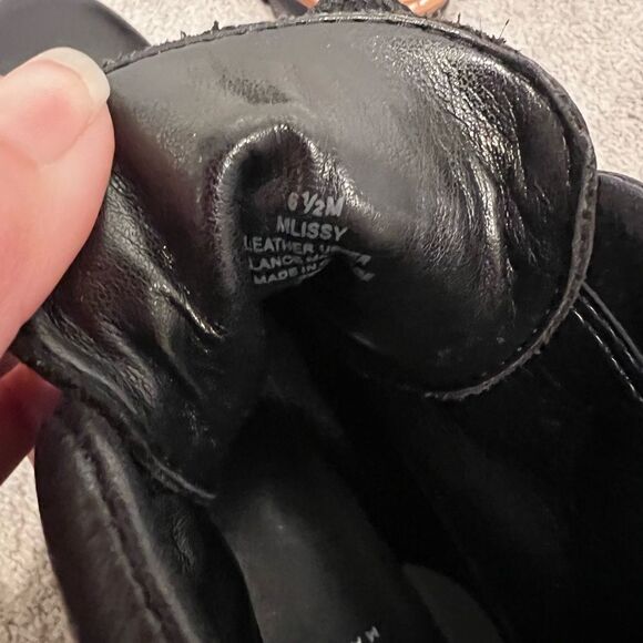 Marc Fisher lace up leather boots - size 6.5 - Picture 6 of 7